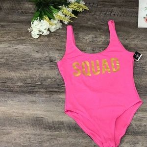 Vintage 90’s Squad Swimsuit NWT